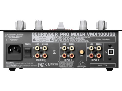 BEHRINGER VMX100USB DJ фото 2